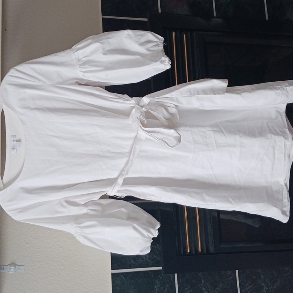 White Cotton Dress from New York & Co.